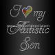 Rhinestone Transfers for Autism I Love My Autistic Son